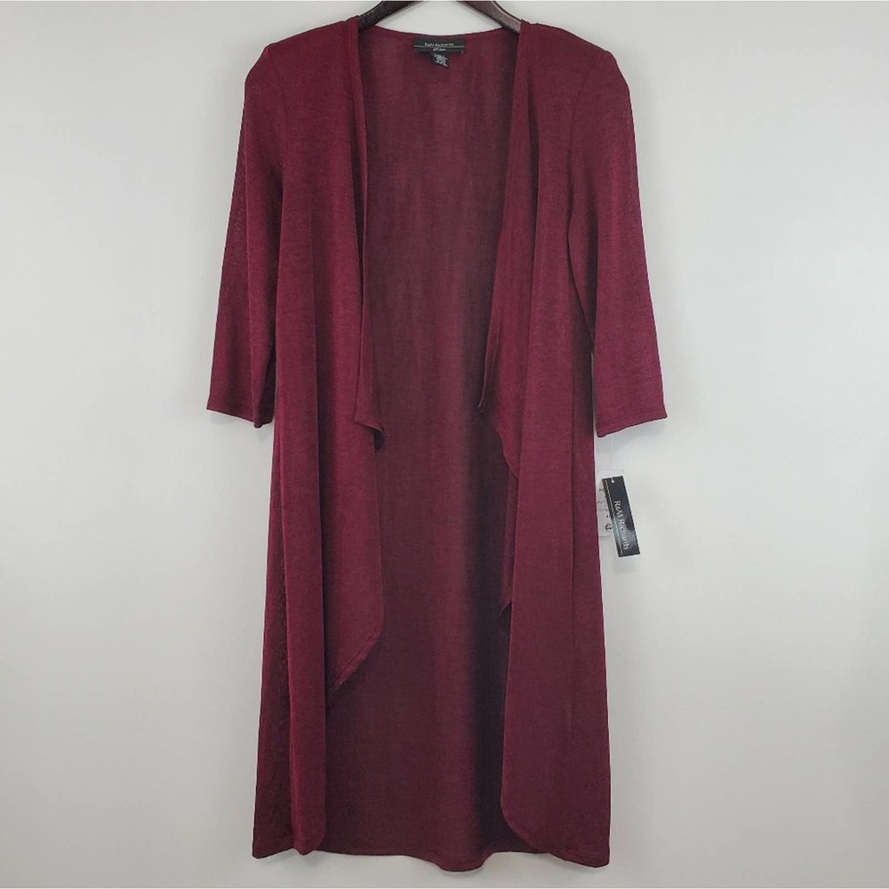 R&M Richards 3/4 Sleeve Cardigan